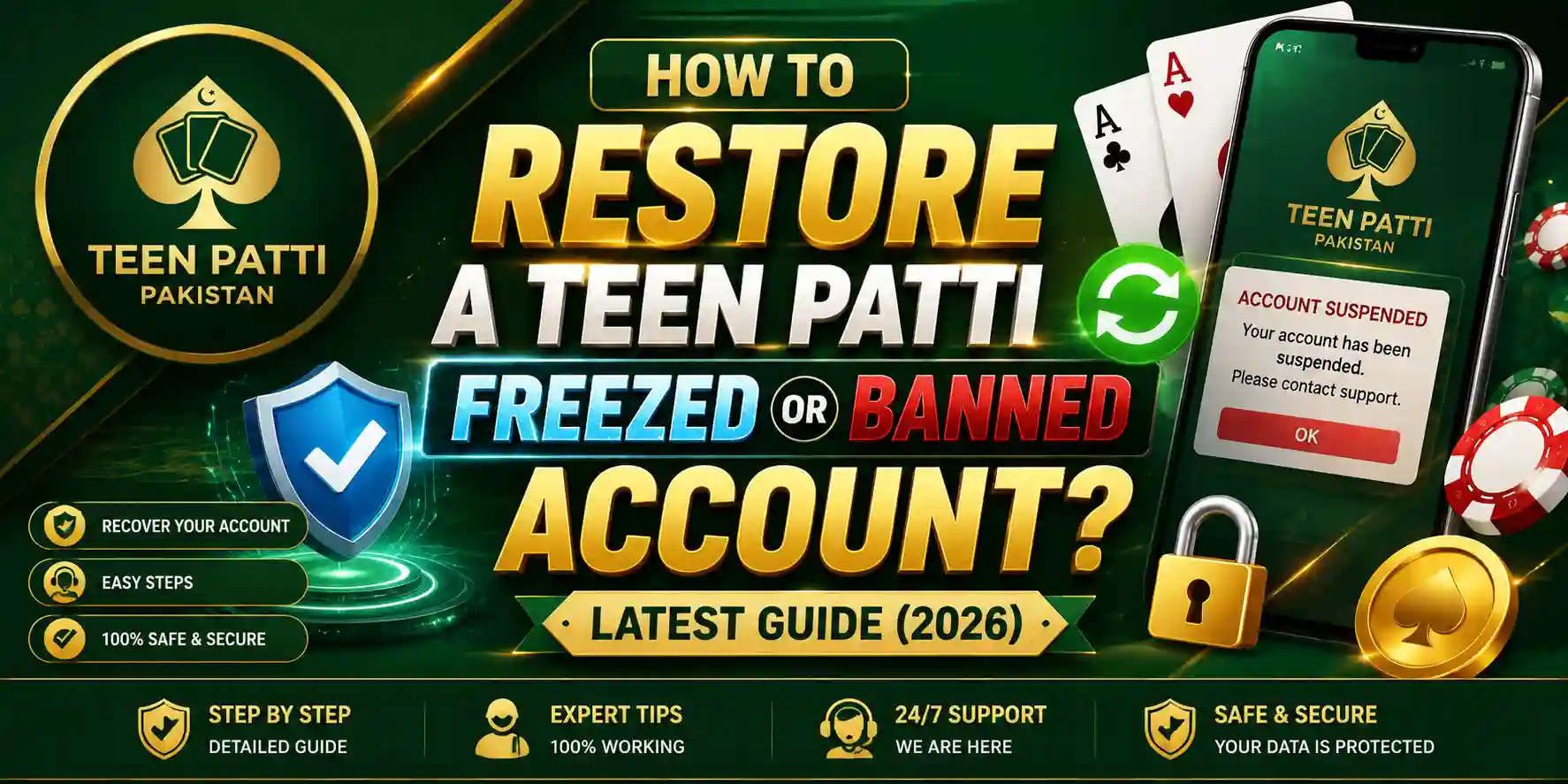 How to Restore a Teen Patti Freezed or Banned Account Latest Guide (2026)