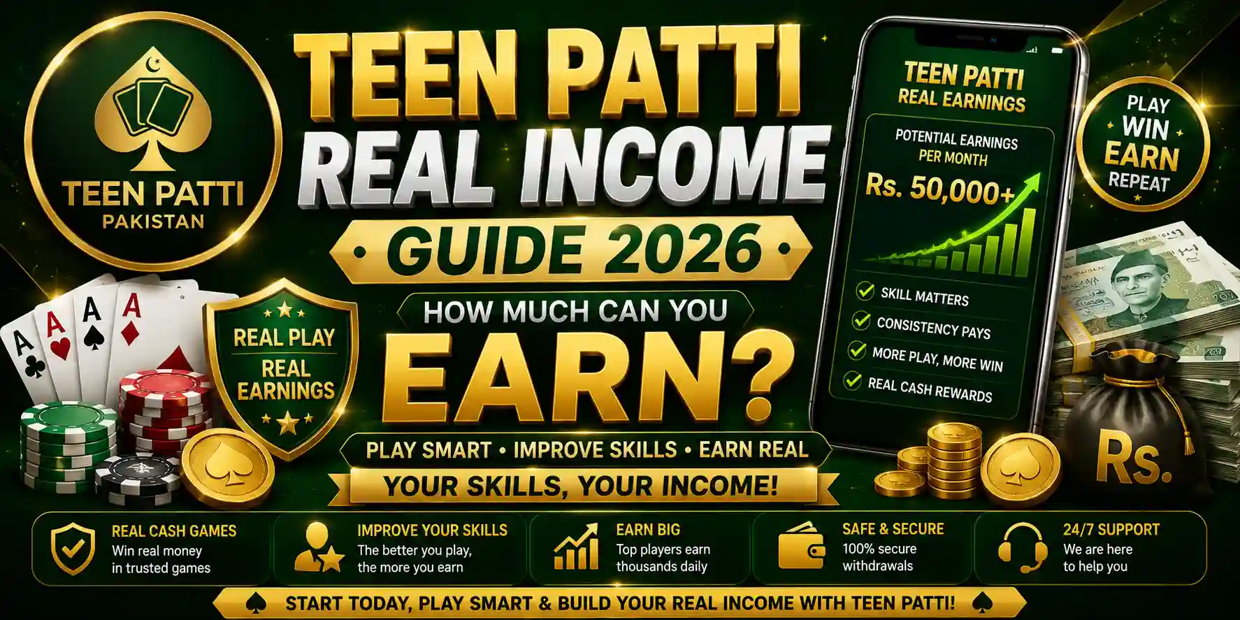 Teen Patti Real Income Guide 2026 How Much Can You Earn